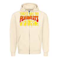 Sandshell anti feminist there are no feminists Zipper Hoodie - linhVisuals
