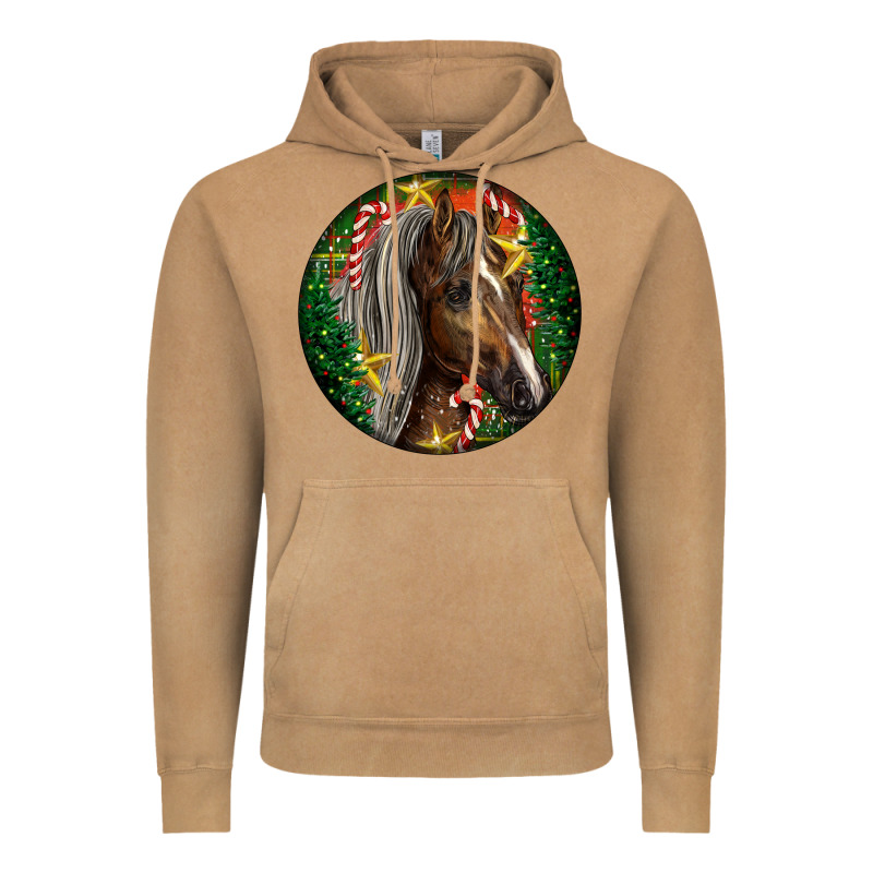 Tennessee Horse Christmas Vintage Hoodie by LillyAllenDesigns | Teevron