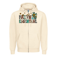 Sandshell faith is essential Zipper Hoodie - JahusDesignShop