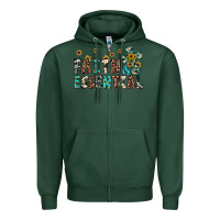 Sports Green faith is essential Zipper Hoodie - JahusDesignShop