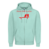 Seafoam attempted murder Zipper Hoodie - linhVisuals