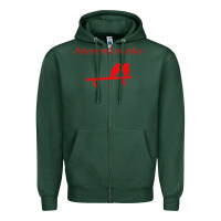 Sports Green attempted murder Zipper Hoodie - linhVisuals