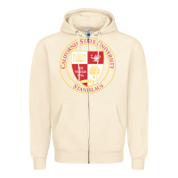 Sandshell csu stanislaus seal Zipper Hoodie - linhVisuals