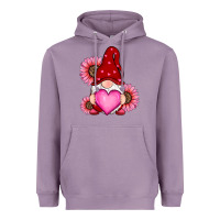 Lavender valentines day with sunflowers gnomes Heavyweight Hoodie - RanaPortraitStore