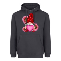 Smoke valentines day with sunflowers gnomes Heavyweight Hoodie - RanaPortraitStore