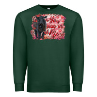 Sports Green you moo ve  me black angus Premium Sweatshirt - RanaPortraitStore