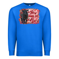 True Royal you moo ve  me black angus Premium Sweatshirt - RanaPortraitStore