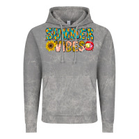 Cloud Rock Summer Vibes Vintage Hoodie - CowhideDigitalArt