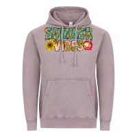 Vintage Zinc Summer Vibes Vintage Hoodie - CowhideDigitalArt