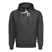 Charcoal Heather chef uniform jacket cooking Zipper Hoodie - linhVisuals