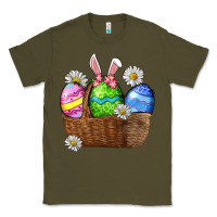 Army Green Easter eggs  Easter Day Classic Tee - CowGirlArtShop