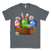 Charcoal Heather Easter eggs  Easter Day Classic Tee - CowGirlArtShop