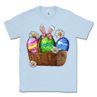 Dusty Blue Easter eggs  Easter Day Classic Tee - CowGirlArtShop