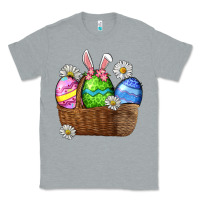 Heather Grey Easter eggs  Easter Day Classic Tee - CowGirlArtShop