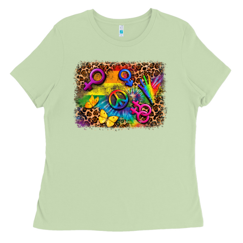 Lgbtq Background Ladies Tee by FaDigitalArtStudio | Teevron