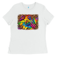 White lgbtq background Ladies Tee - FaDigitalArtStudio
