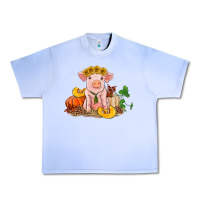 Grape Ice fall pig Urban Heavy Tee - RanaPortraitStore
