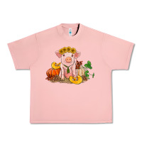 Salmon fall pig Urban Heavy Tee - RanaPortraitStore