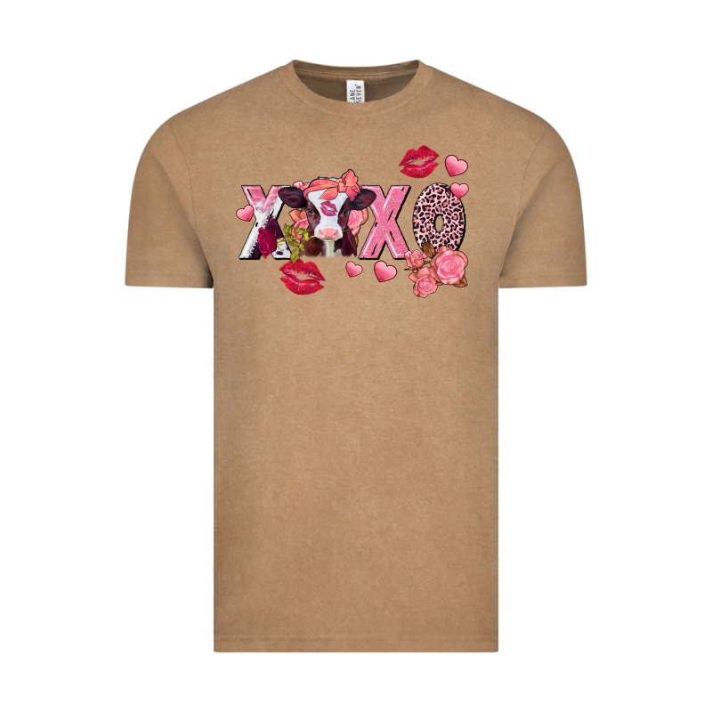 Xoxo Baby Cow Valentine's Day Vintage Tee by FaDigitalArtStudio | Teevron
