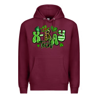 Burgundy x ray tech st patrick's day Premium Hoodie - Artiststas
