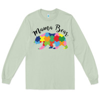 Matcha mama bear Long Sleeve Tee - CowhideDigitalArt