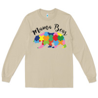 Mushroom mama bear Long Sleeve Tee - CowhideDigitalArt