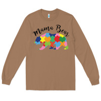 Toasted Coconut mama bear Long Sleeve Tee - CowhideDigitalArt