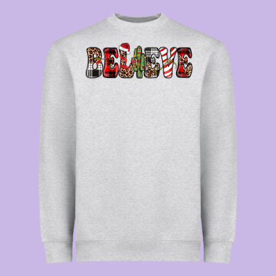 Believe Heavyweight Sweatshirt Designed By Jahusdesignshop