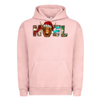 Pigment Salmon noel long haired shaggy cow Urban Hoodie - Jasminsmagicworld