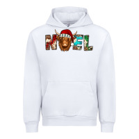 White noel long haired shaggy cow Urban Hoodie - Jasminsmagicworld