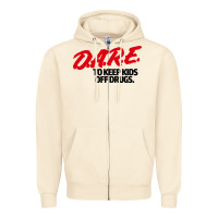 Sandshell d.a.r.e Zipper Hoodie - linhVisuals