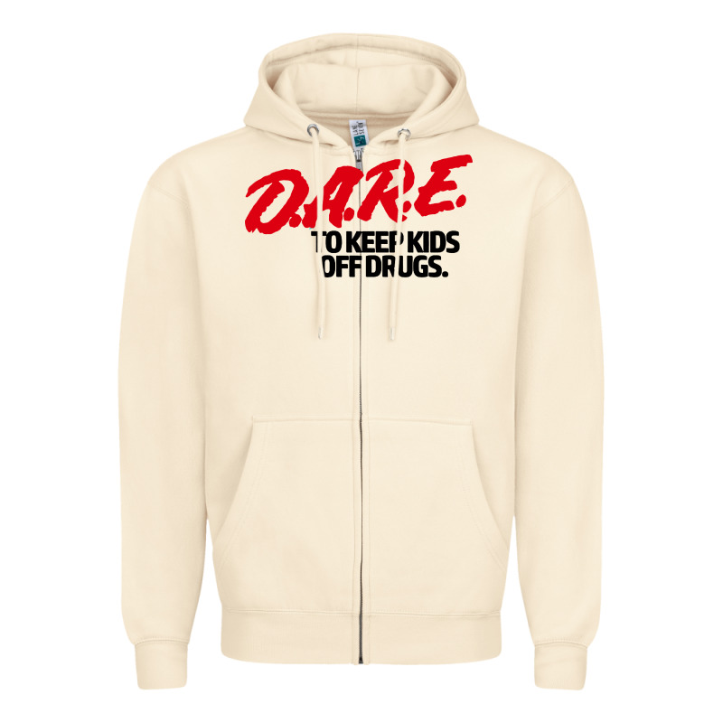 D.a.r.e Zipper Hoodie by linhVisuals | Teevron