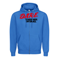 True Royal d.a.r.e Zipper Hoodie - linhVisuals