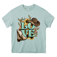 Arona Love boots hat western Cowboy Heavy Core Tee - HowdyJamesFarm