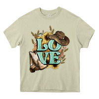 Mossy Love boots hat western Cowboy Heavy Core Tee - HowdyJamesFarm
