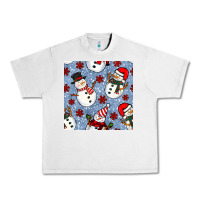 Lunar Rock christmas snowman seamless pattern Urban Heavy Tee - BundleAndBundleShop