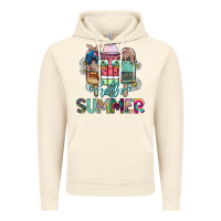 Vintage Artic Hello Summer Vintage Hoodie - CowhideDigitalArt