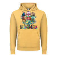 Vintage Mustard Hello Summer Vintage Hoodie - CowhideDigitalArt