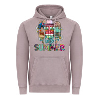 Vintage Zinc Hello Summer Vintage Hoodie - CowhideDigitalArt