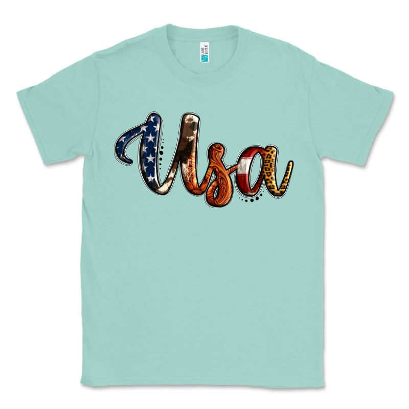 Usa Calligraphy Classic Tee by Jasminsmagicworld | Teevron