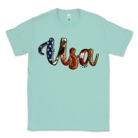 Seafoam usa calligraphy Classic Tee - Jasminsmagicworld