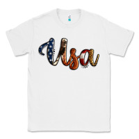 White usa calligraphy Classic Tee - Jasminsmagicworld