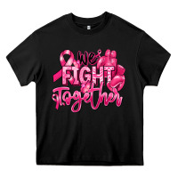 Black we fight together breast cancer Heavy Core Tee - RanaPortraitStore