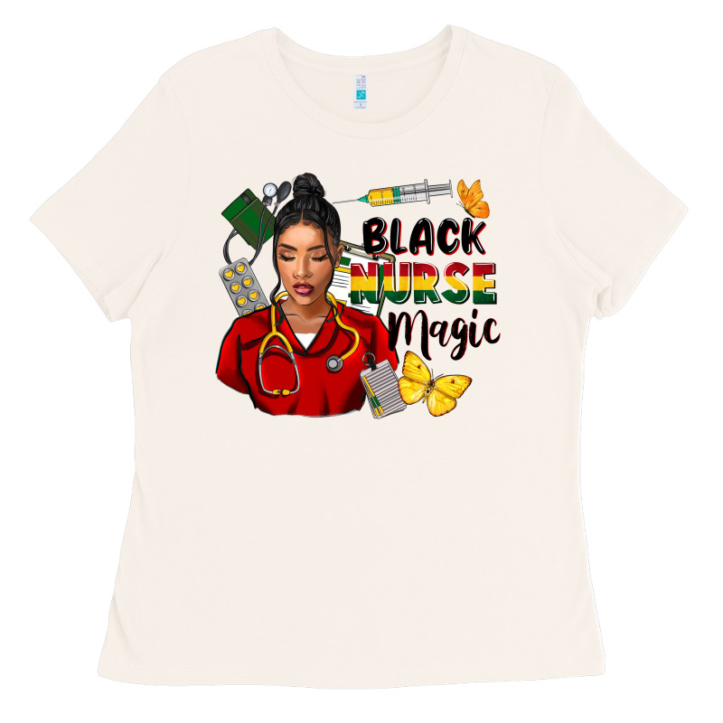 Juneteenth Black Nurse Magic Ladies Tee by FaDigitalArtStudio | Teevron