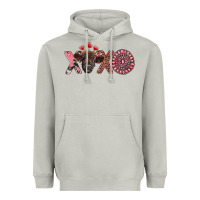 Moon Dust xoxo calf and gemstone Heavyweight Hoodie - RanaPortraitStore