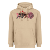 Mushroom xoxo calf and gemstone Heavyweight Hoodie - RanaPortraitStore