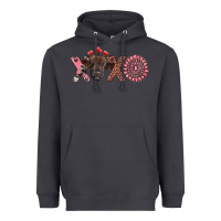 Smoke xoxo calf and gemstone Heavyweight Hoodie - RanaPortraitStore