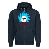 Navy thing 1 Zipper Hoodie - linhVisuals