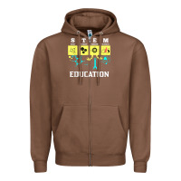 Chestnut stem education science tech engineering maths Zipper Hoodie - linhVisuals