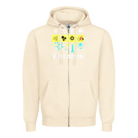 Sandshell stem education science tech engineering maths Zipper Hoodie - linhVisuals
